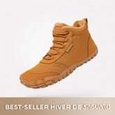 Chaussons barefoot Will II marron pour homme et femme - Confort chaud barefoot, parfait pour soirées d'hiver